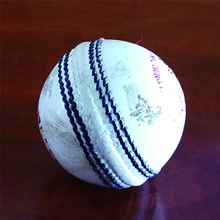 Used 4PC White Leather Cricket Balls
